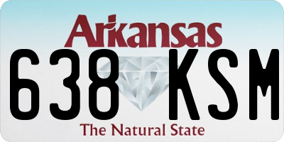 AR license plate 638KSM