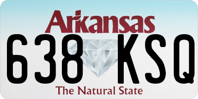 AR license plate 638KSQ