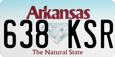 AR license plate 638KSR