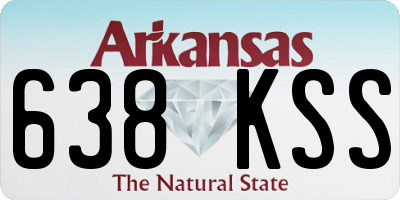 AR license plate 638KSS