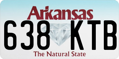 AR license plate 638KTB