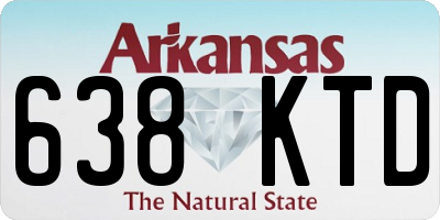 AR license plate 638KTD