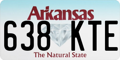 AR license plate 638KTE