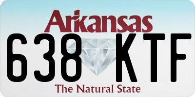 AR license plate 638KTF