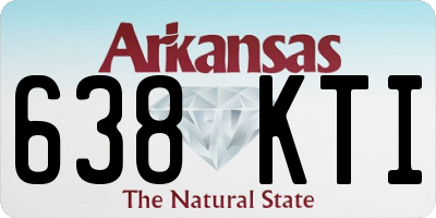 AR license plate 638KTI