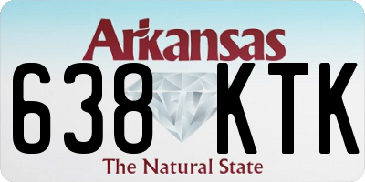AR license plate 638KTK