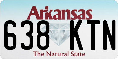 AR license plate 638KTN