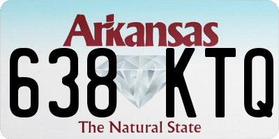 AR license plate 638KTQ