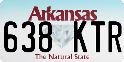 AR license plate 638KTR