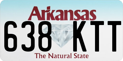 AR license plate 638KTT
