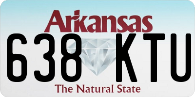 AR license plate 638KTU