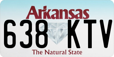 AR license plate 638KTV