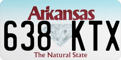 AR license plate 638KTX