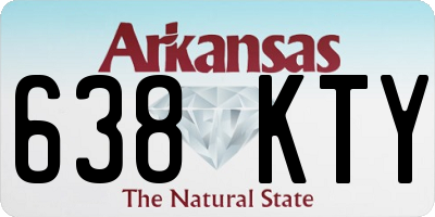 AR license plate 638KTY