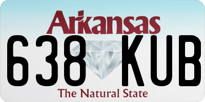 AR license plate 638KUB