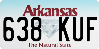 AR license plate 638KUF