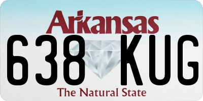 AR license plate 638KUG