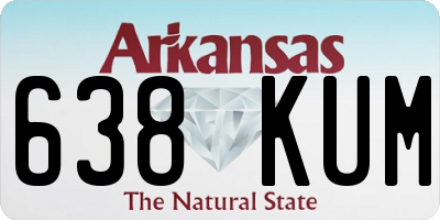 AR license plate 638KUM