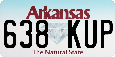 AR license plate 638KUP