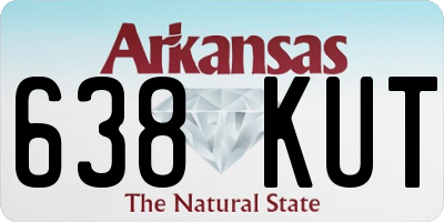 AR license plate 638KUT