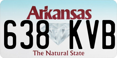 AR license plate 638KVB