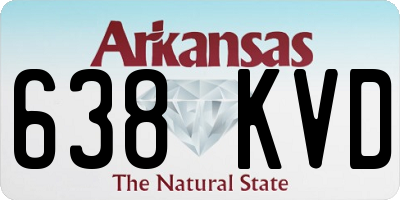 AR license plate 638KVD