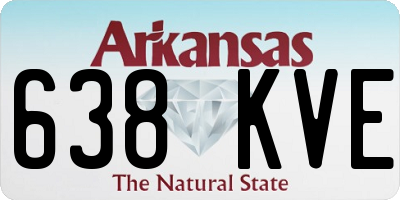 AR license plate 638KVE
