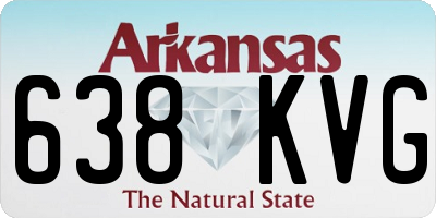 AR license plate 638KVG
