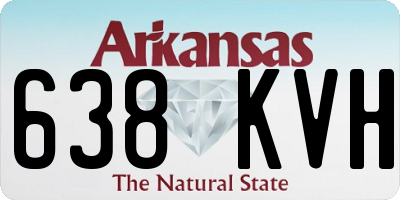 AR license plate 638KVH