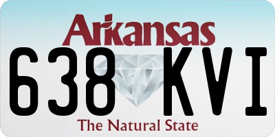 AR license plate 638KVI