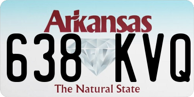 AR license plate 638KVQ