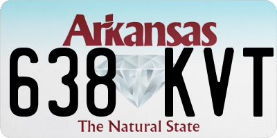 AR license plate 638KVT