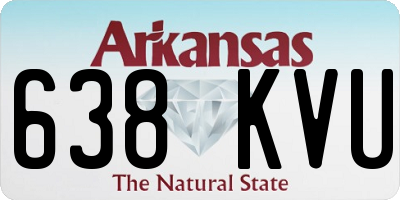 AR license plate 638KVU