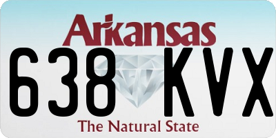 AR license plate 638KVX