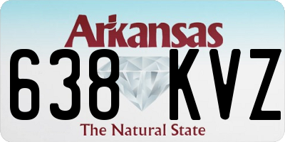 AR license plate 638KVZ