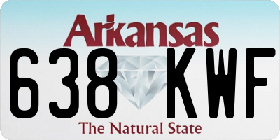 AR license plate 638KWF