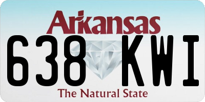 AR license plate 638KWI