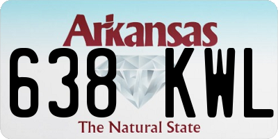 AR license plate 638KWL