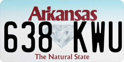 AR license plate 638KWU