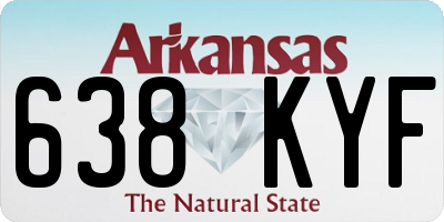 AR license plate 638KYF