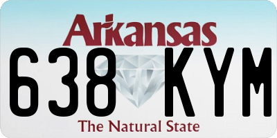 AR license plate 638KYM