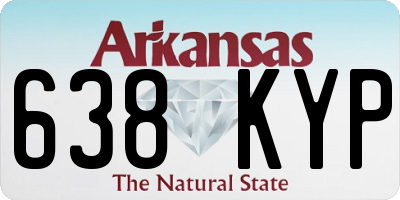 AR license plate 638KYP