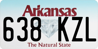 AR license plate 638KZL