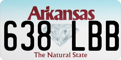 AR license plate 638LBB