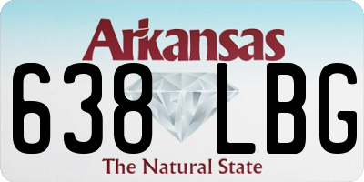 AR license plate 638LBG