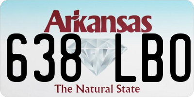 AR license plate 638LBO