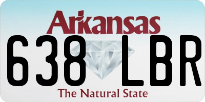 AR license plate 638LBR