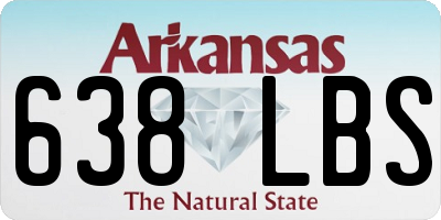 AR license plate 638LBS