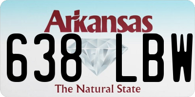 AR license plate 638LBW