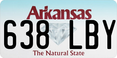 AR license plate 638LBY